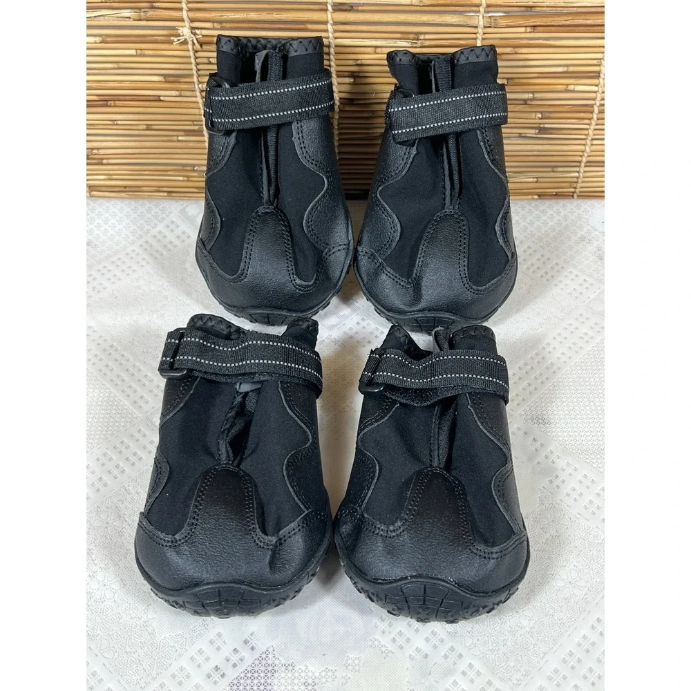 Premium Dog Shoes For Hiking , Rain, Mud And Hot Concrete‎ - Size 8 (3-3.25) XXL